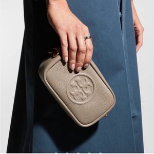 Tory Burch perry gray bombe crossbody